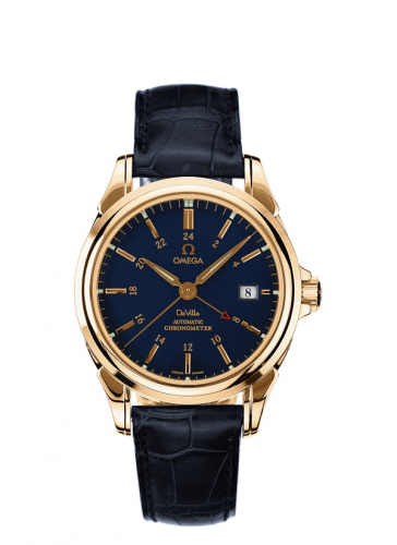 期間限定SALE♡!!腕時計(OMEGA) DE VILLE Omega De Ville Co-Axial 38.7 GMT Yellow Gold 4633.80.33 - Horoview