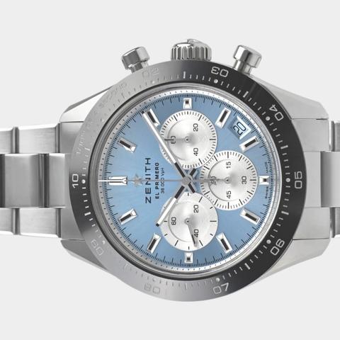 ゆ様　ブルーM Zenith Chronomaster Sport Chronomaster Sport Yoshida Stainless