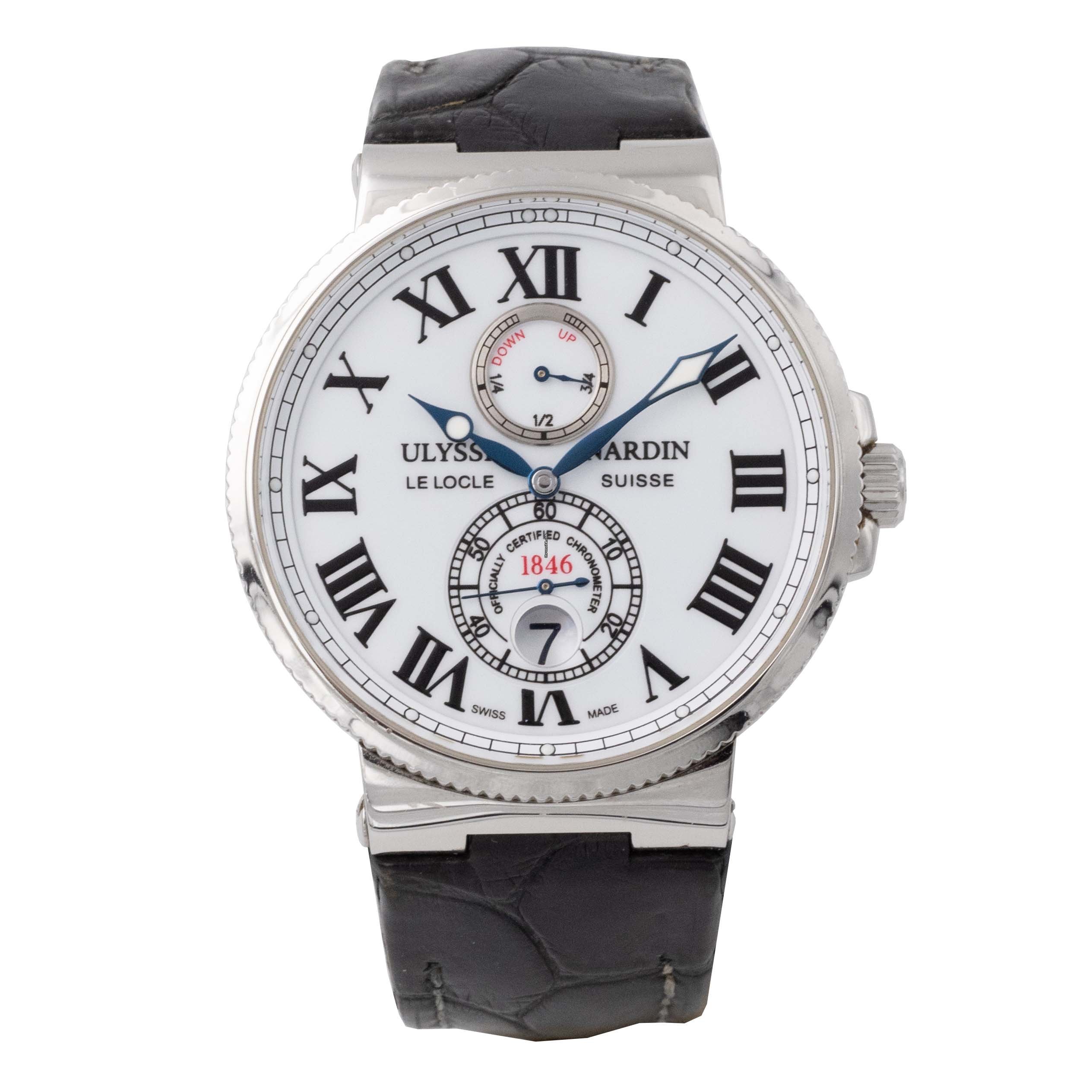 Ulysse Nardin Maxi Marine Chronometer - 43mm Steel 263 67 7/