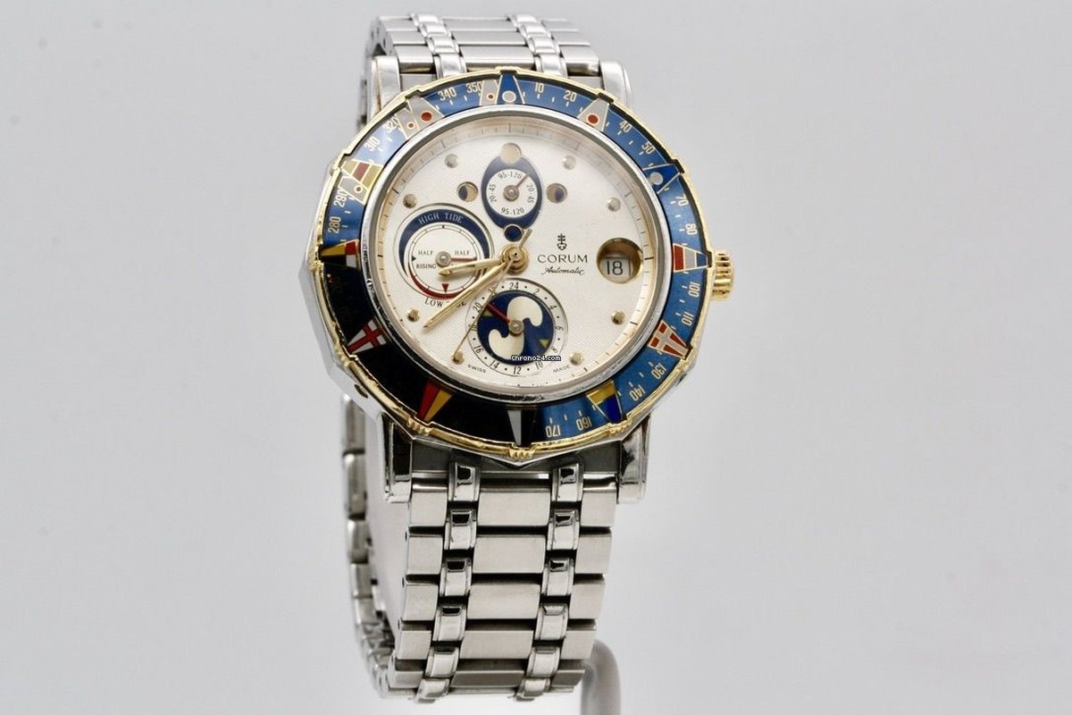 CORUMアドミラルズカップ ネイビー&シルバー 楽天市場】コルム CORUM アドミラルズカップ 39.130.34 V585