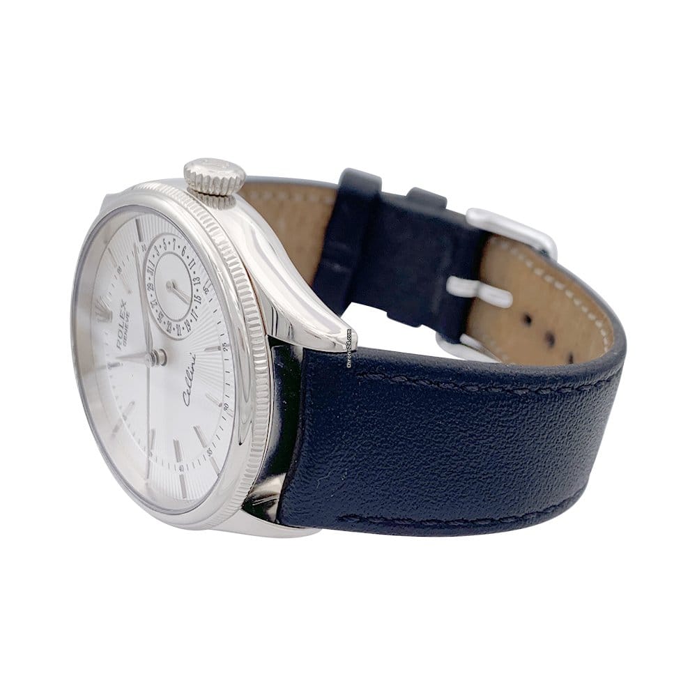 Rolex Cellini Date Cherini 50519 Silver Random Number USED mens