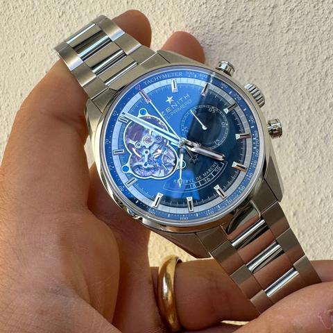 Zenith El Primero Chronomaster Power Reserve Blue Dial 03.2085