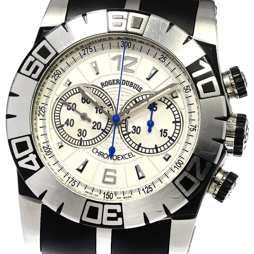 ロジェ・デュブイ ROGER DUBUIS SED46 78C9.NCPG3.13R ニューイージーダイバー クロノグラフ 自動巻き メンズ 箱・保証書付き_750562【ev10】 Roger Dubuis SED46 78C9.NCPG3.13R ニューイージーダイバー クロノ