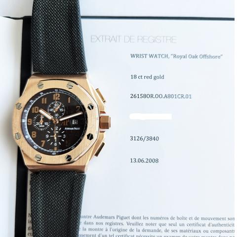 Audemars Piguet 26158OR.OO.A801CR.01