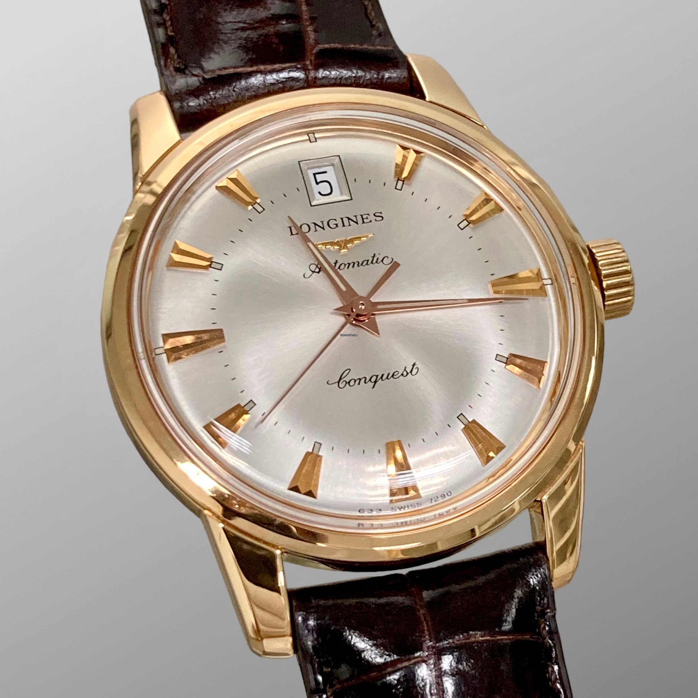 Longines Conquest Heritage Yellow Gold L1.611.6.72.4 - Horoview
