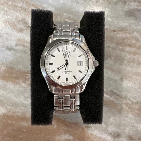 Omega Seamaster 120 White Dial Stahl Quarz Herrenuhr Ref