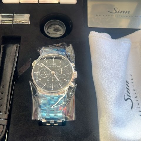 シンフォニア フルコンプリート Sinn 中古 ジン Sinn 6099 フランクフルト フィナンシャル ウォッチ