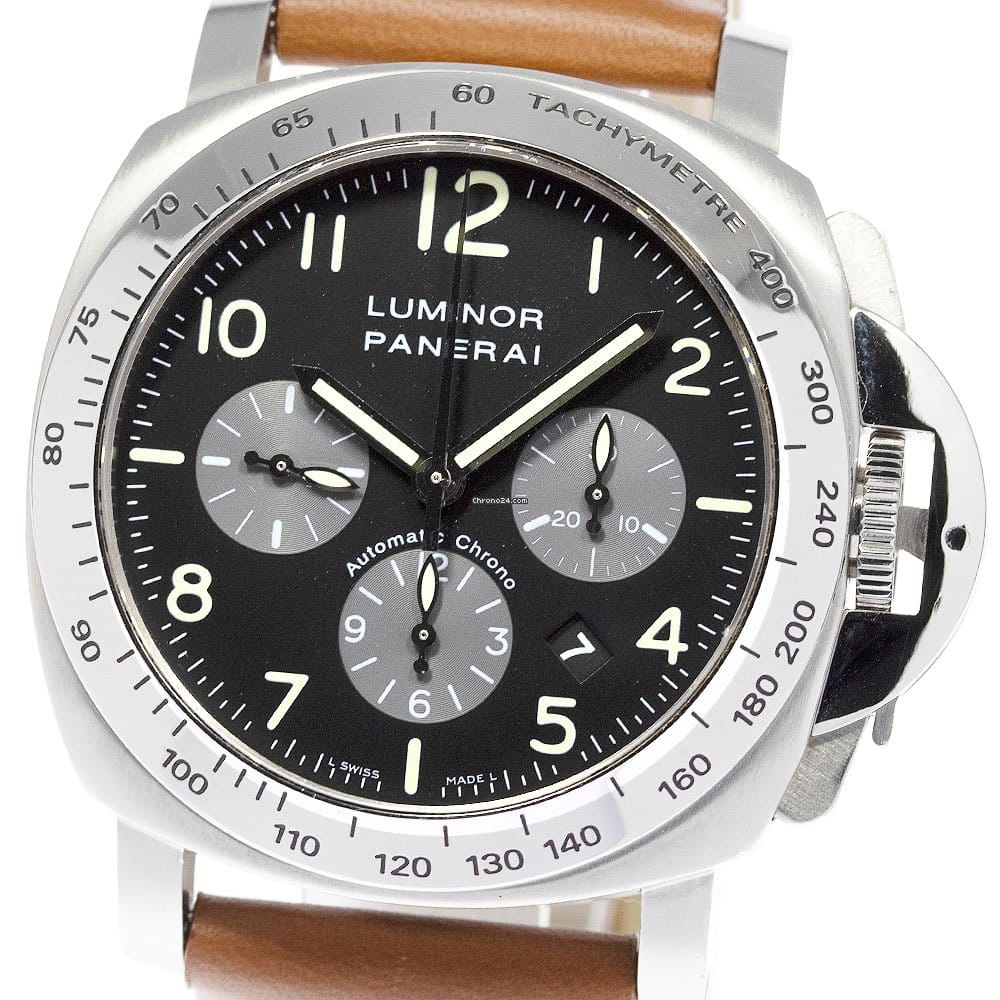 Panerai Luminor Chrono Daylight 44mm Stainless Steel PAM162 - 100  