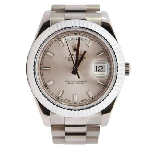 ティモリス ssp Rolex Day-Date II Day-Date II White Gold Silver Diamonds