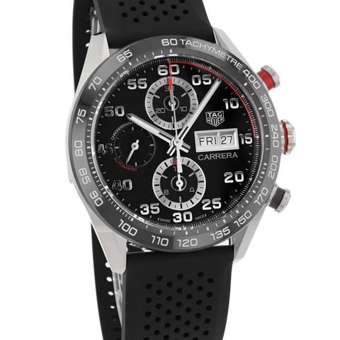 TAG Heuer Carrera カリブル　 ブラック TAG Heuer Carrera Automatic Chronograph 44 mm Day-Date Full