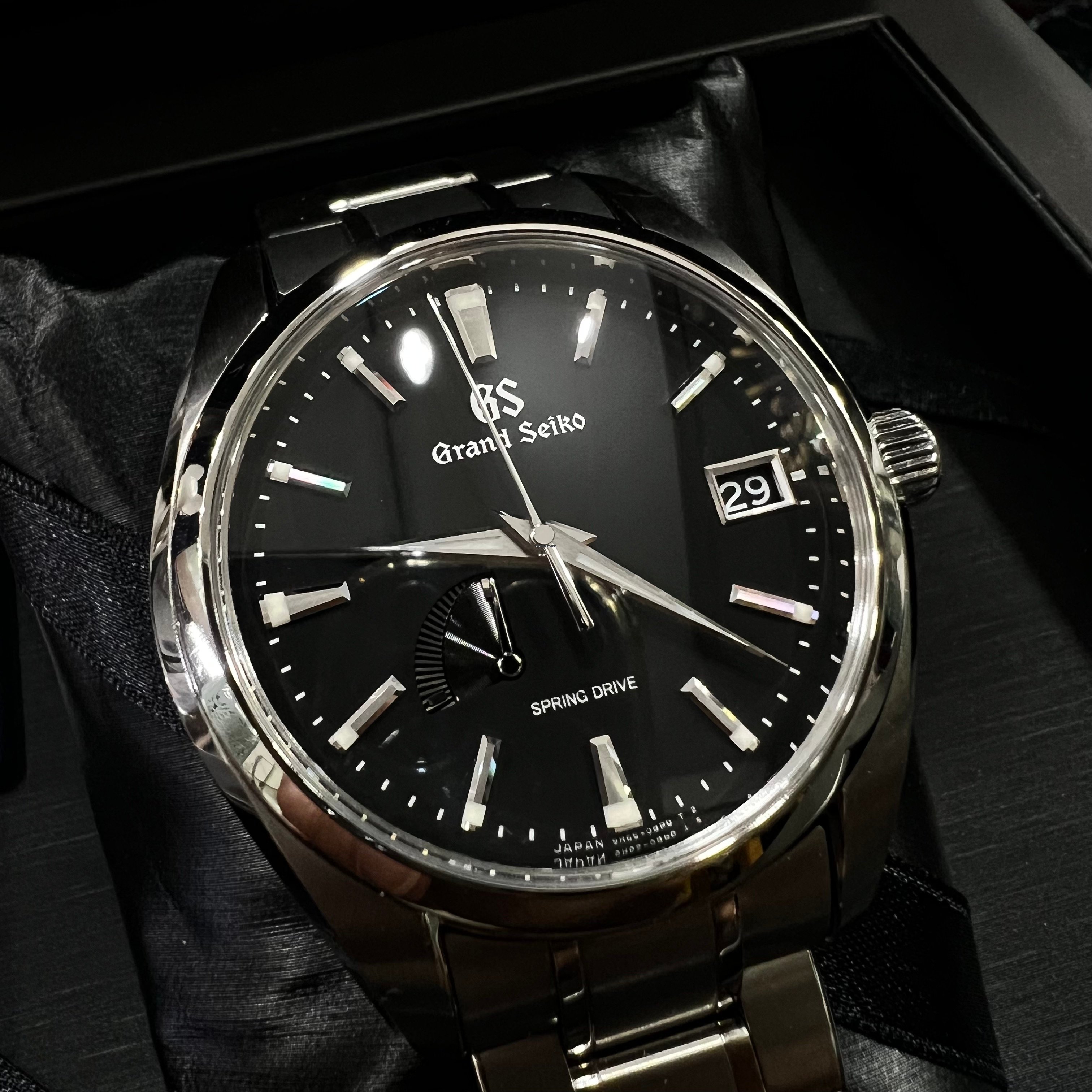 Grand Seiko SBGA441 Black Snowflake 44gs Grand Seiko