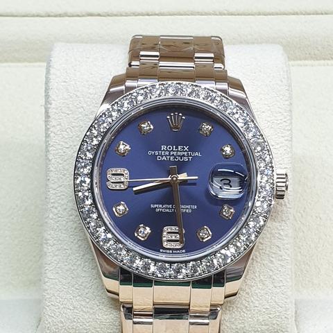 Rolex Pearlmaster Datejust Pearlmaster Rose Gold Purple Dial