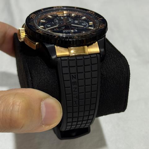 おりょ様 Zenith El Primero Stratos Flyback Alchron Rose Gold 45.5mm 85.2060