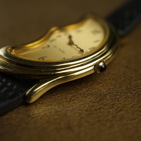 Seiko Le Vent Crescent Moon | 1F20-5J60 | Quartz | Gold Plated