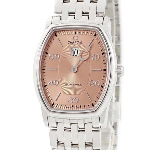 Omega De Ville Tonneau Automatic Jump Hour Stainless Steel 4553.61