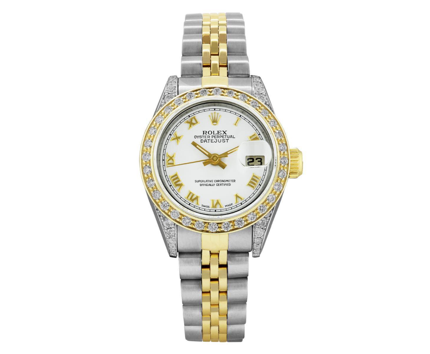 Rolex Women's New Style Two-Tone Datejust with Factory Diamond