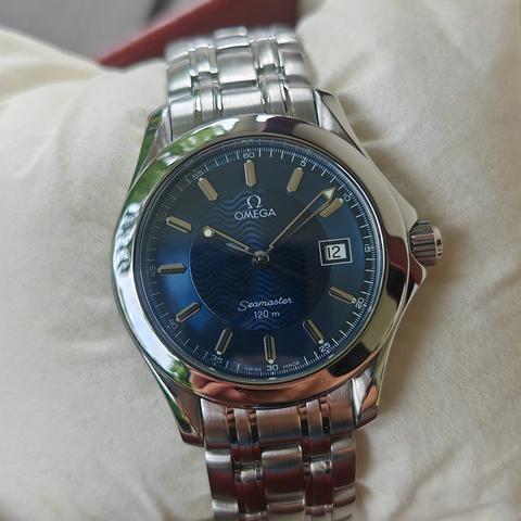 週末値下げ‼︎ OMEGA Seamaster ダークブルー 120m防水 $_57.PNG?set_id=880000500F