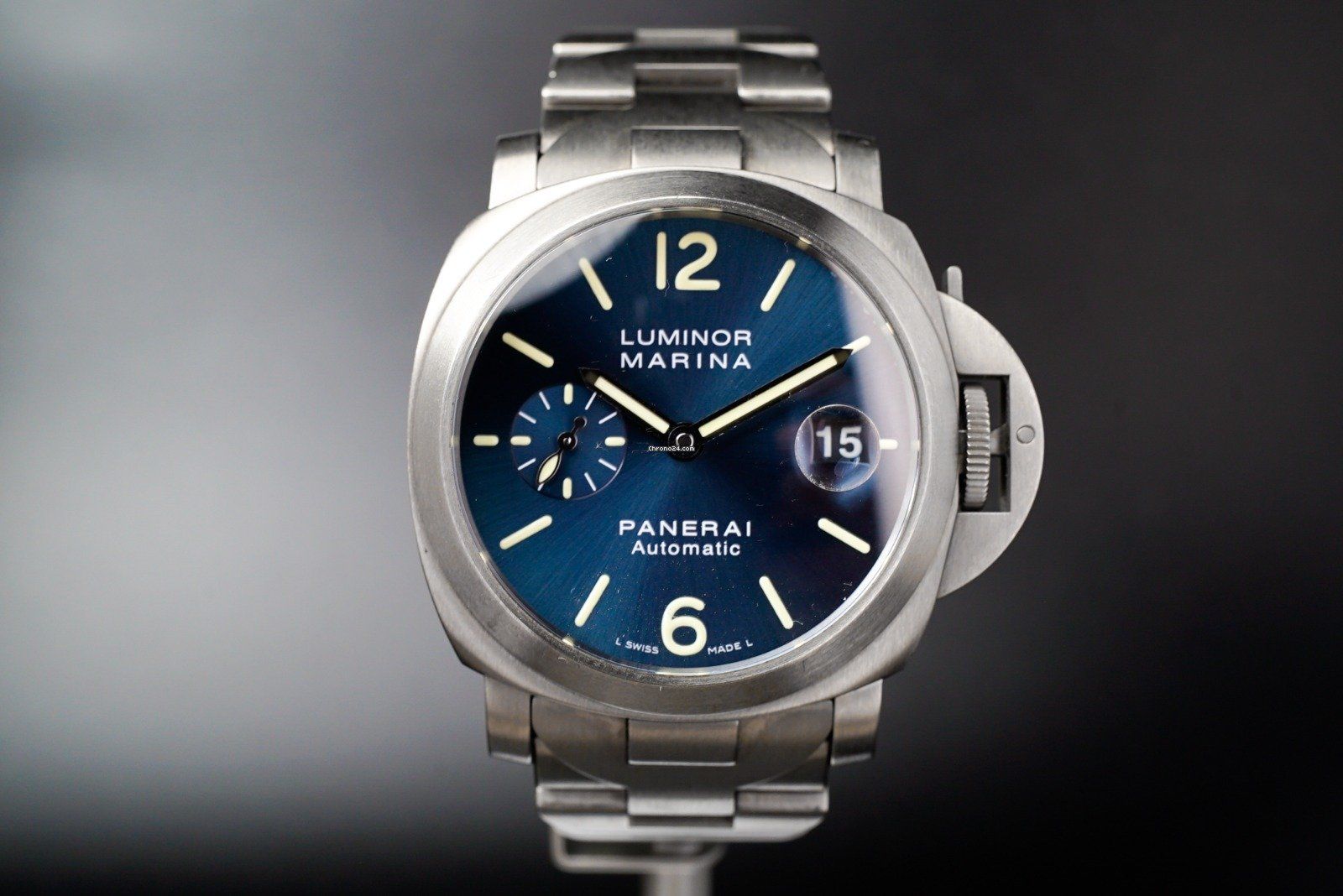 Panerai Luminor Marina Automatic 40mm Titanium Blue PAM00283
