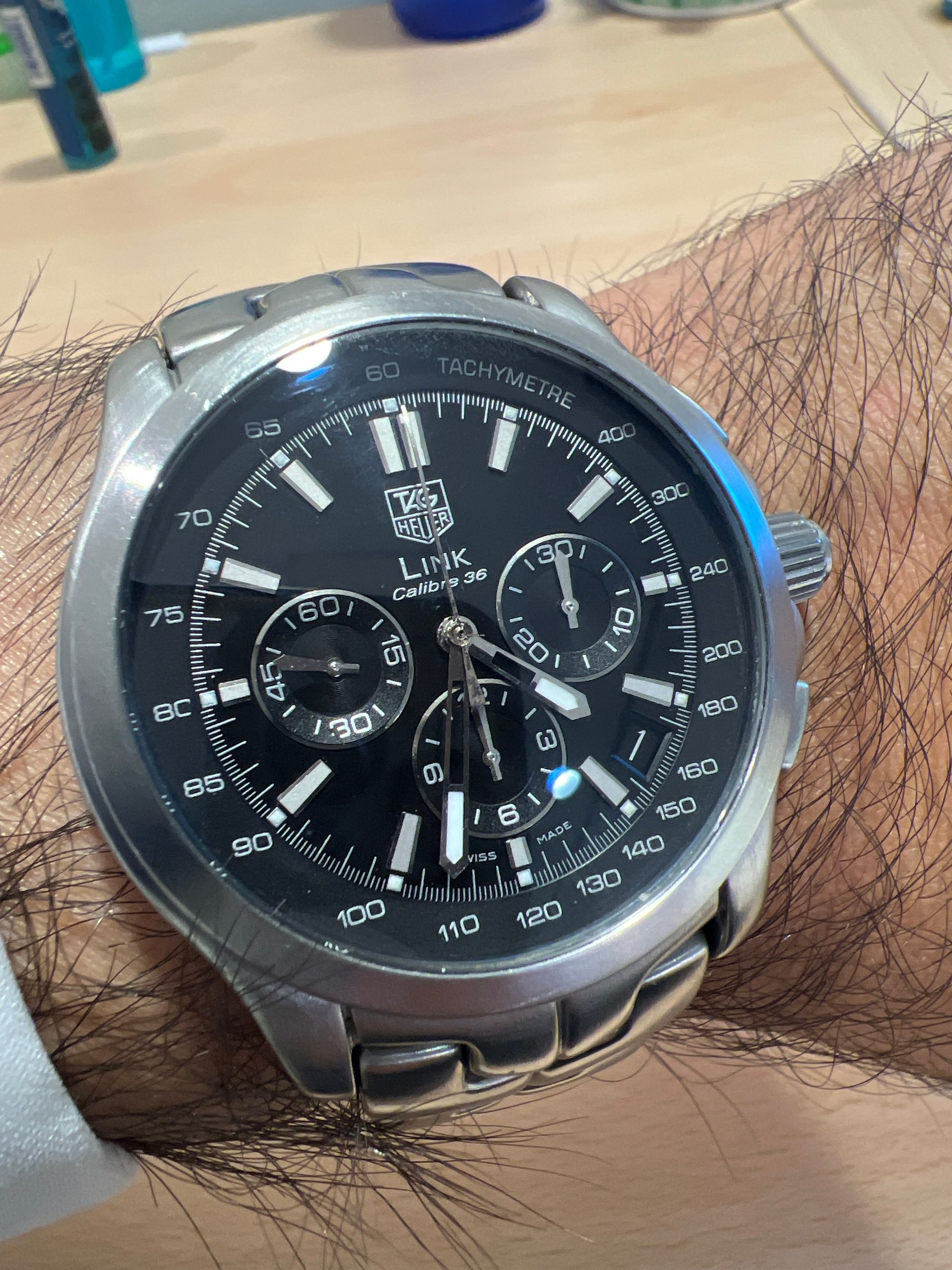 TAG Heuer Link Link Calibre 36 Automatic Chronograph Stainless