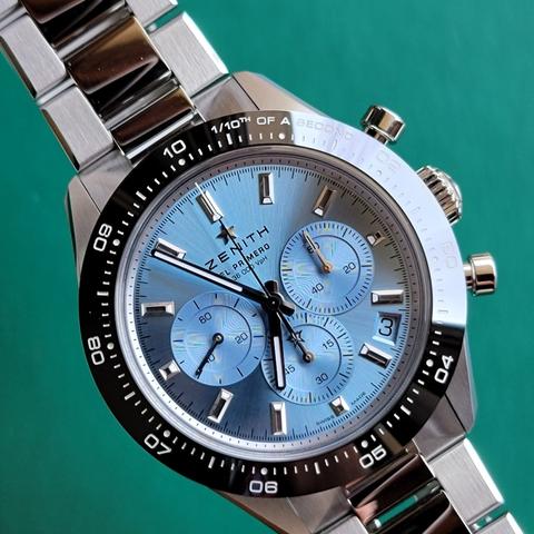 Zenith Chronomaster Sport Yoshida Special Edition Ice blue 03.3105