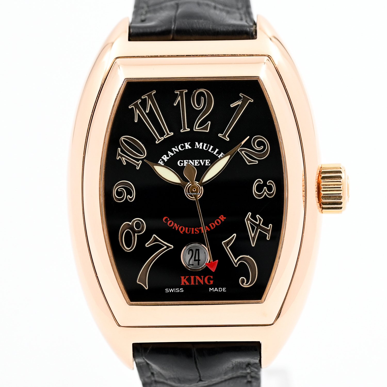 Franck Muller Conquistador King Rosso Vivo Watch Stainless