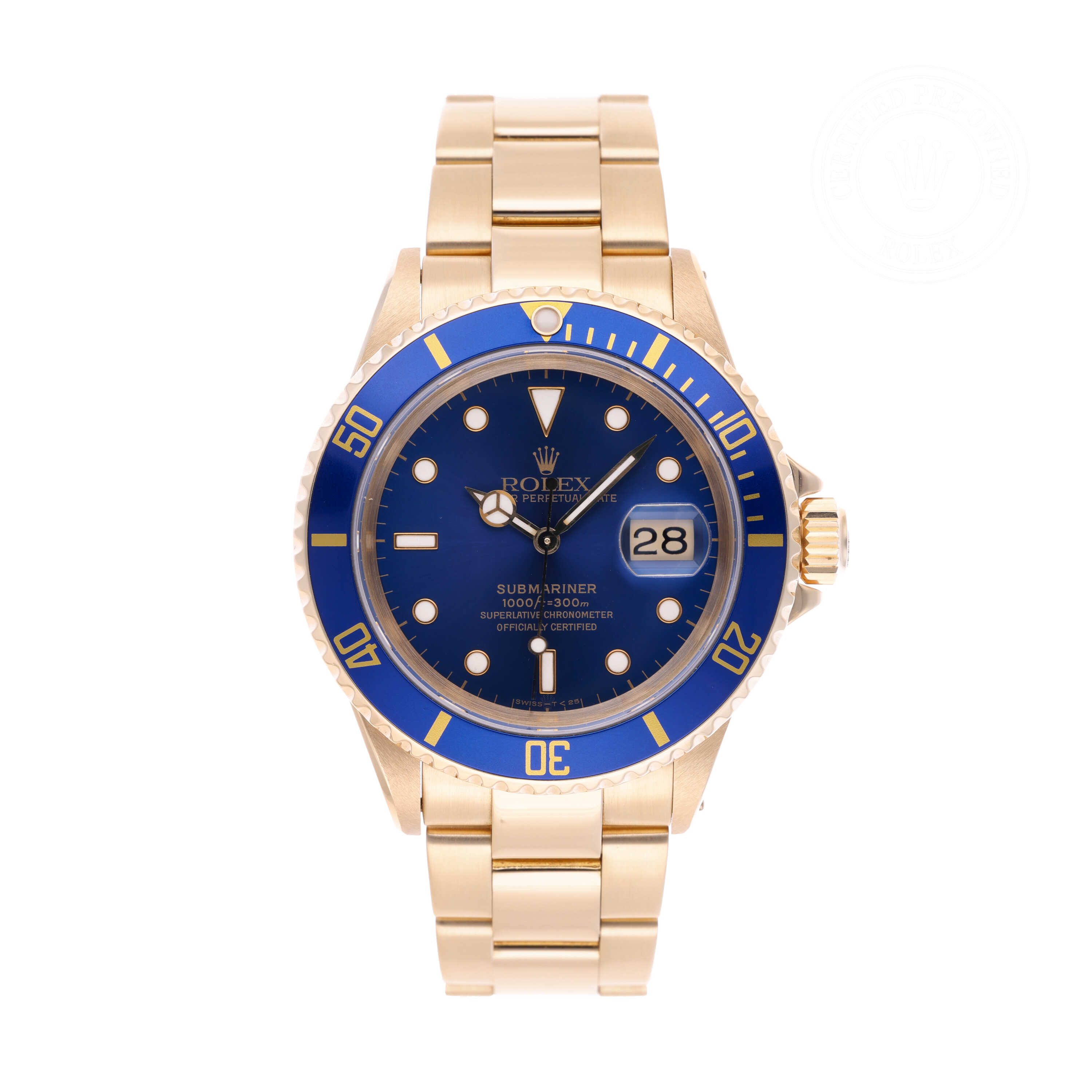 Rolex 16618 Blue Superluminova