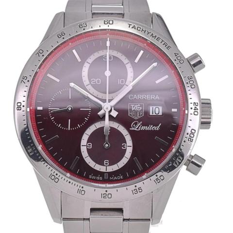 TAGHEUER CARRERA CV201D.BA0786 パッションレッド TAG Heuer Carrera Calibre 16 41 Stainless Steel CV201D