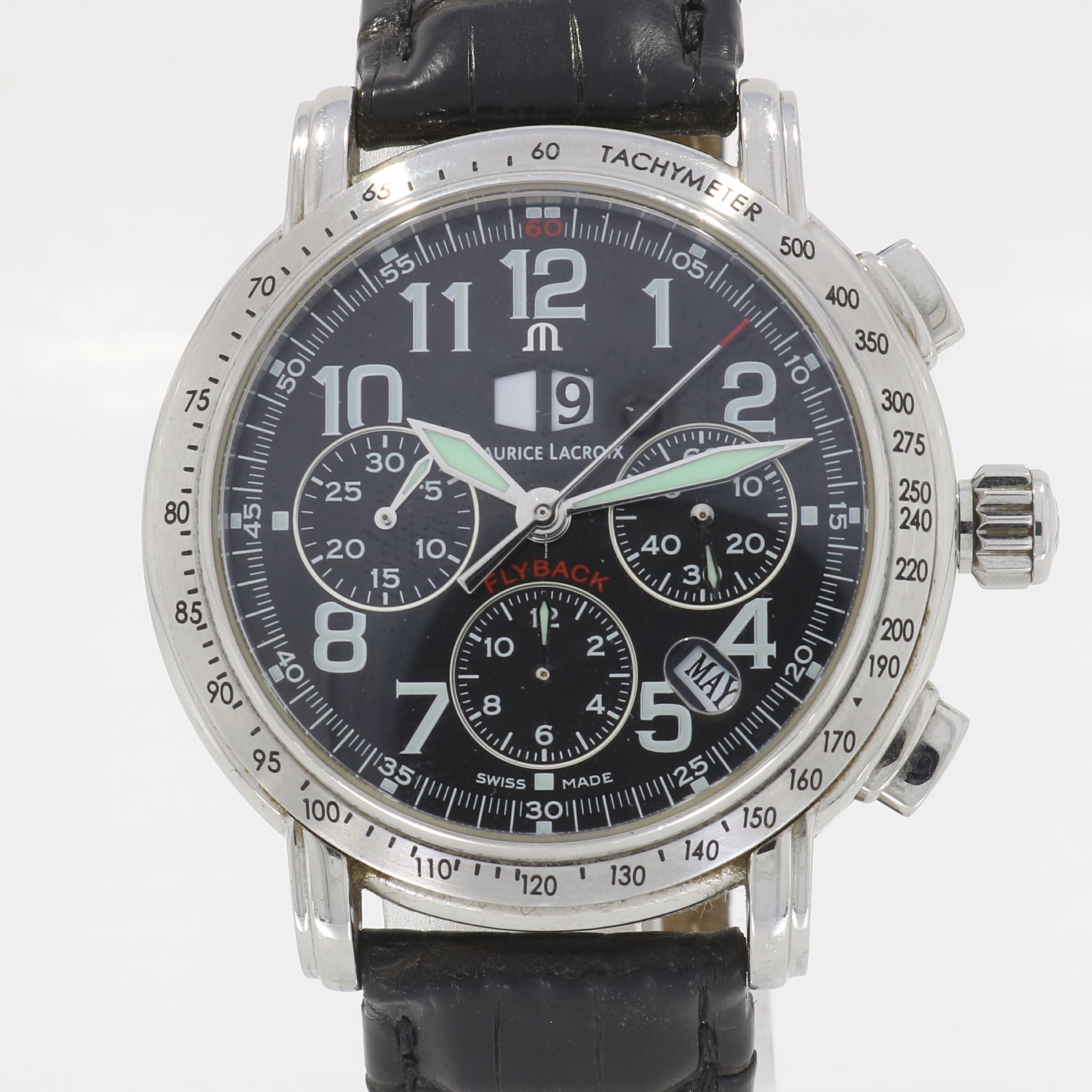 Maurice Lacroix Flyback Aviator MP6178 SS001 12E - Horoview
