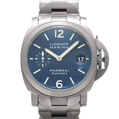 PANERAI Luminor Marina パネライ 40mm Panerai Luminor Marina Automatic 40mm Titanium Blue PAM00283