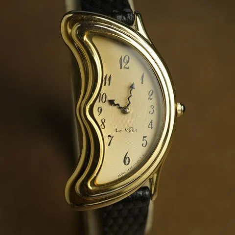 Seiko Le Vent Crescent Moon | 1F20-5J60 | Quartz | Gold Plated