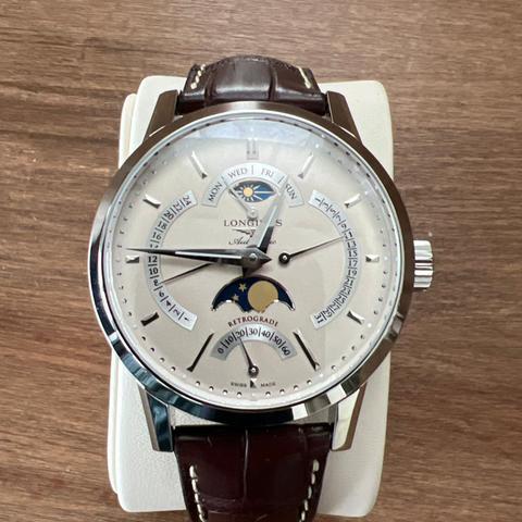 Longines 1832 1832 Retrograde Moonphase Stainless Steel - Horoview