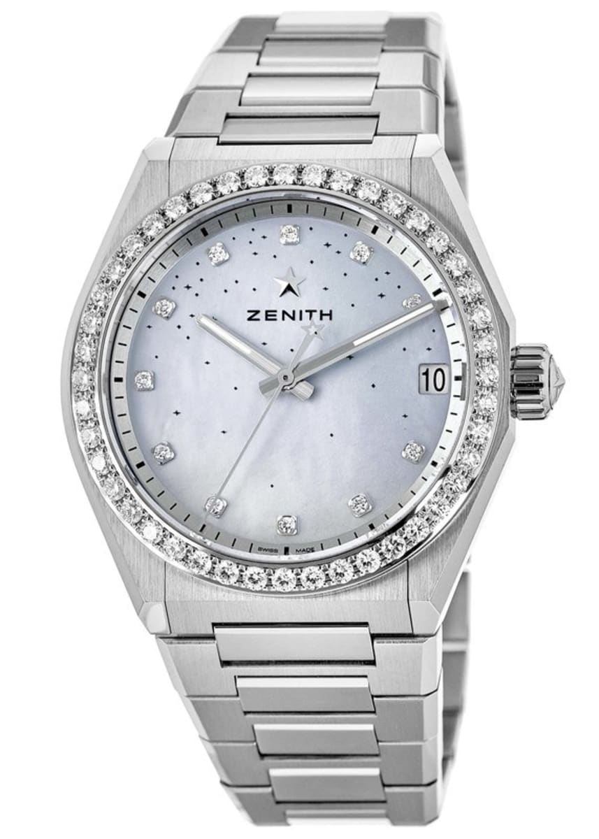 Defy Midnight Automatic Diamond Steel Women's Watch 16.9200.670/03