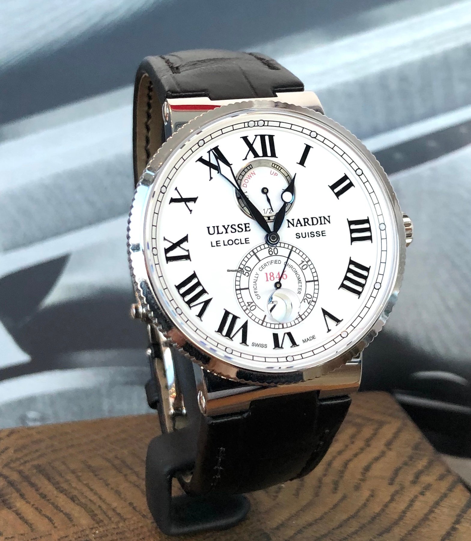 Ulysse Nardin Maxi Marine Chronometer - 43mm Steel 263 67 7/