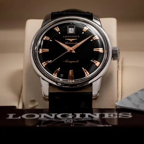 Longines Conquest Heritage Black L1.611.4.52.2 - Horoview