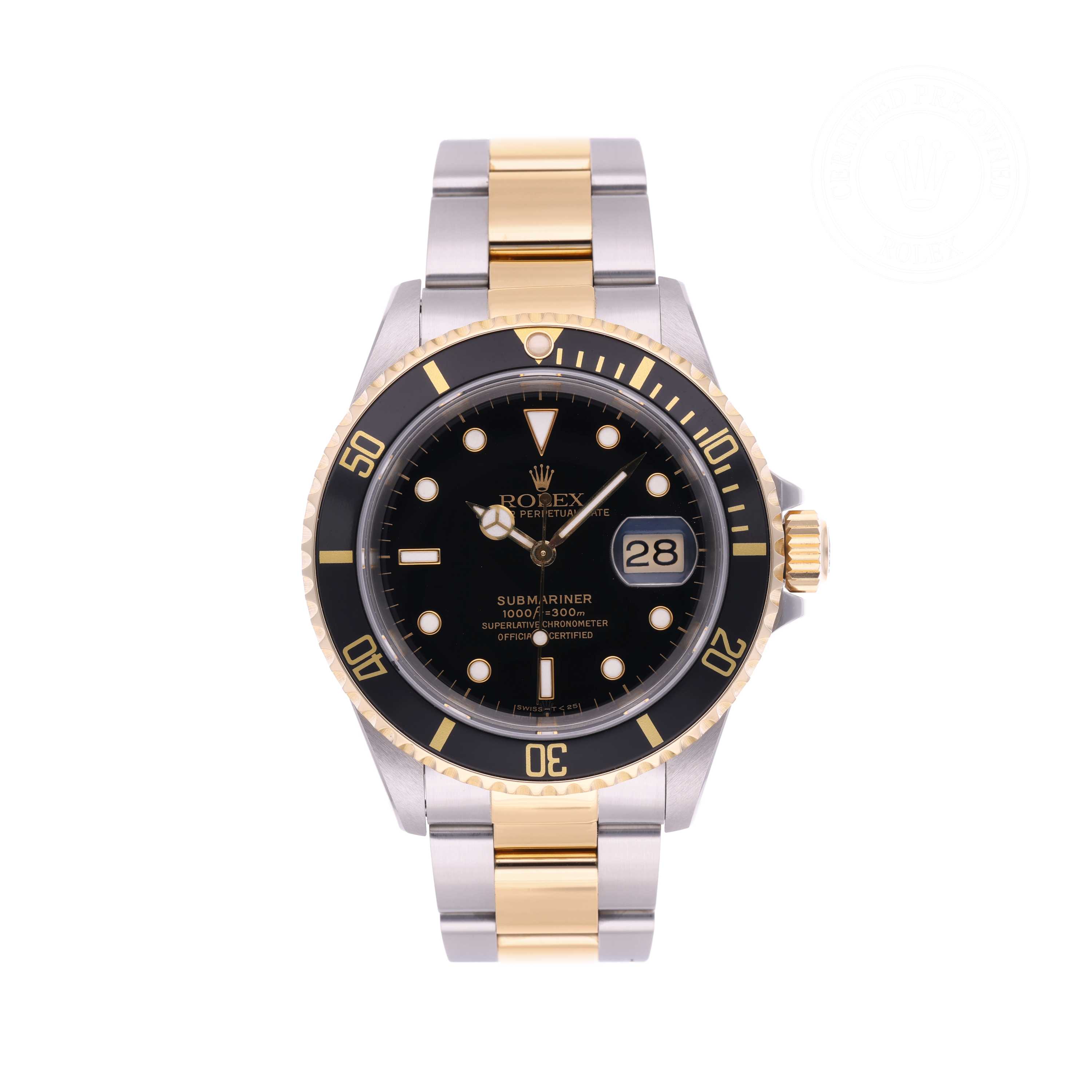 Rolex 16613 Black Superluminova