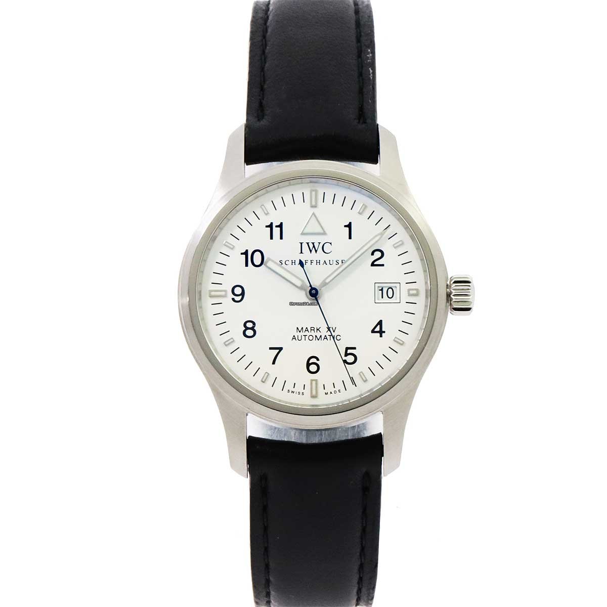 IWC Mark XV IW325310 White Men's Watch [Used] [Wristwatch]