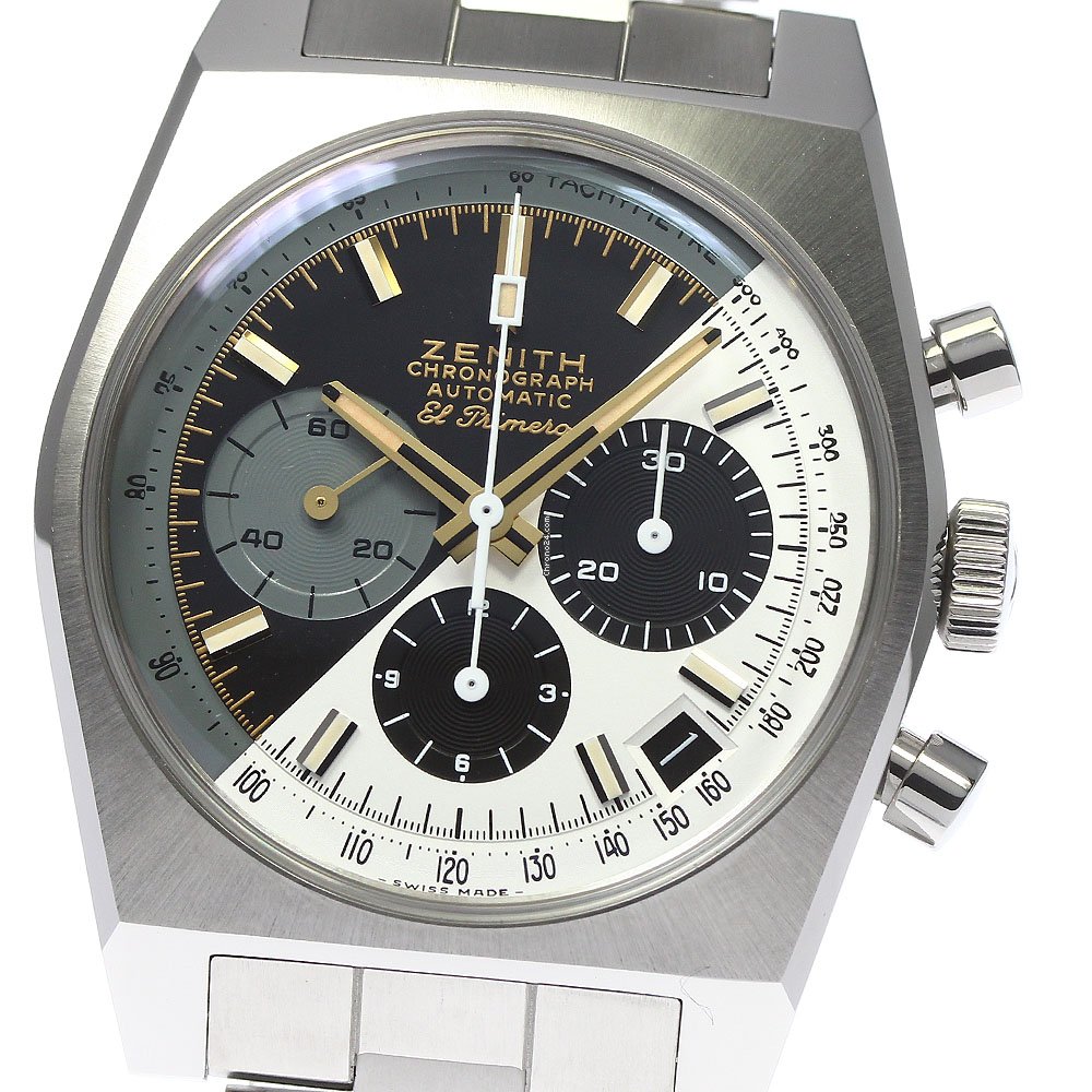 Zenith 美品 箱・保付 ZENITH ゼニス エルプリメロ A384 リバイバル