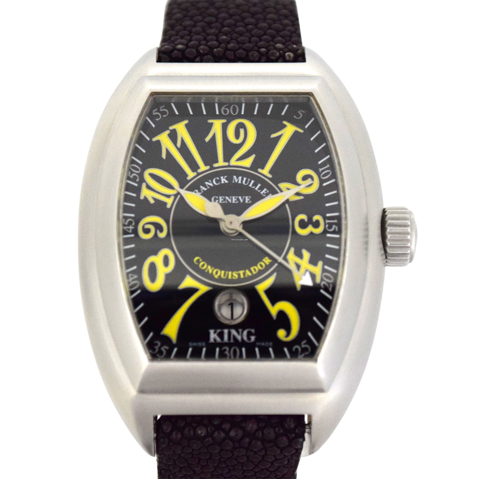 びび Franck Muller Conquistador King Rosso Vivo Watch Stainless