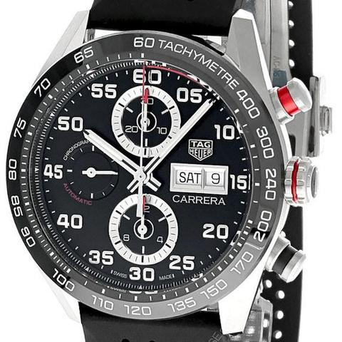 TAG Heuer Carrera カリブル　 ブラック TAG Heuer Carrera Automatic Chronograph 44 mm Day-Date Full