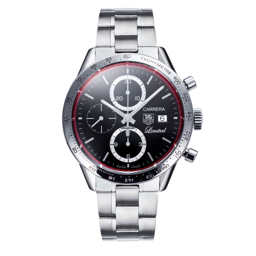TAGHEUER CARRERA CV201D.BA0786 パッションレッド 中古【CV201D.BA0786】タグホイヤー（TAG HEUER） カレラ クロノ
