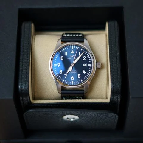 IWC Pilot Mark XX Automatic 40mm Stainless Steel Case Blue Dial