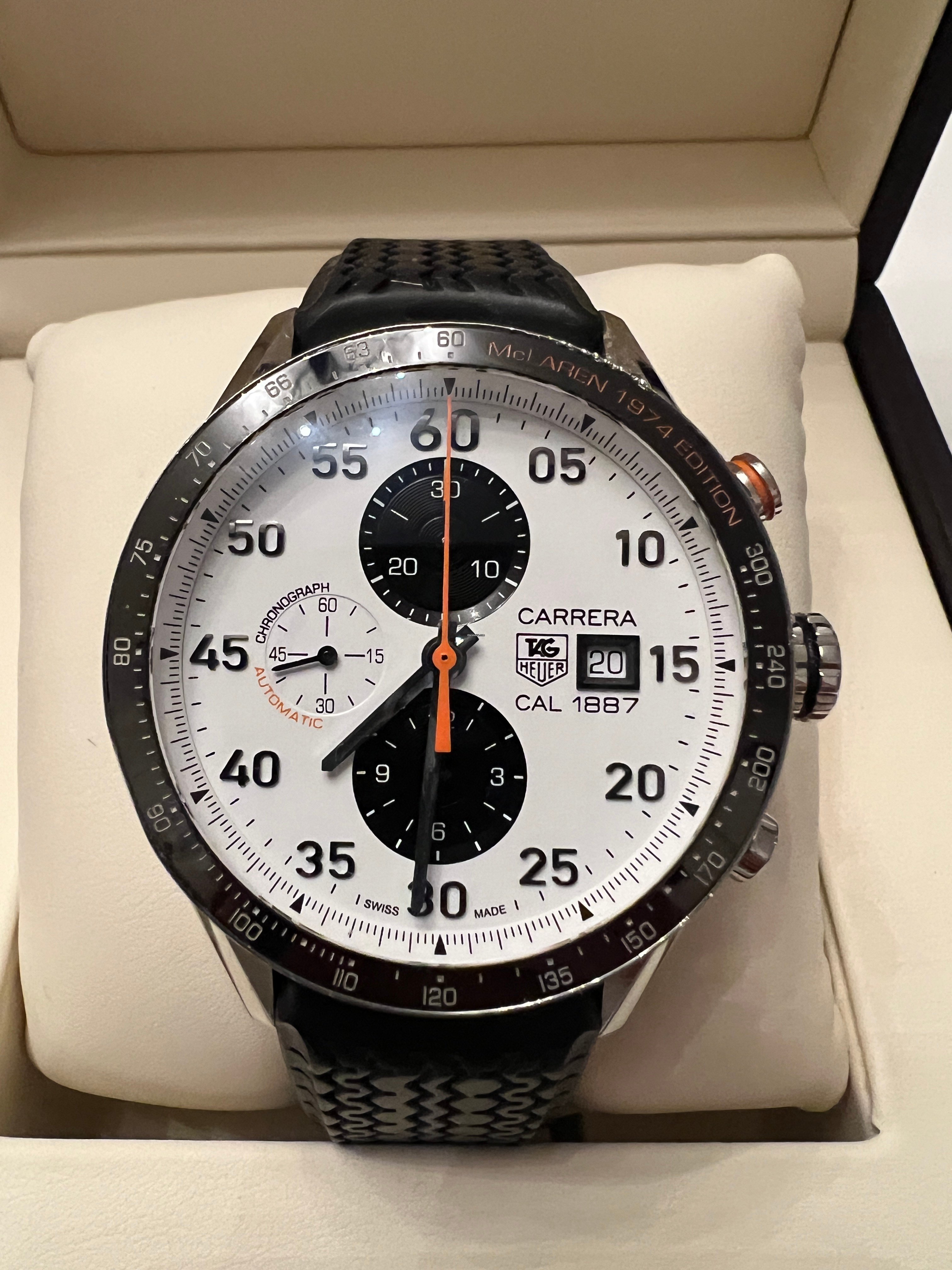 TAG Heuer Carrera Calibre 1887 McLaren 40th Anniversary Limited